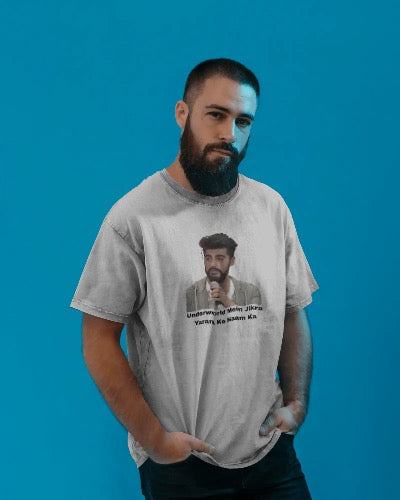 Arjun Kapoor Stare Face Printed T-Shirt